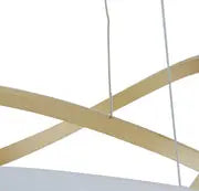 Edinburgh LED Chandelier // Gold  Warm Home View