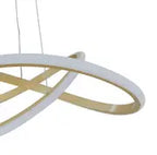 Edinburgh LED Chandelier // Gold  Warm Home View
