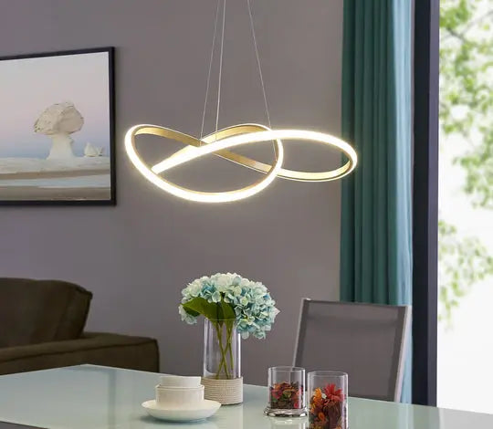 Edinburgh LED Chandelier // Gold  Warm Home View