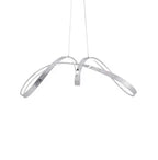 Lisbon LED Chandelier // Chrome  Warm Home View