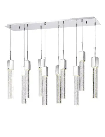 Sparkling Night Chandelier // XL 10 Light  Warm Home View