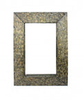 Bronze Rectangle Accent Metal Mirror  Warm Home View