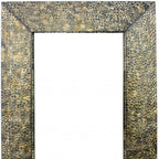 Bronze Rectangle Accent Metal Mirror  Warm Home View