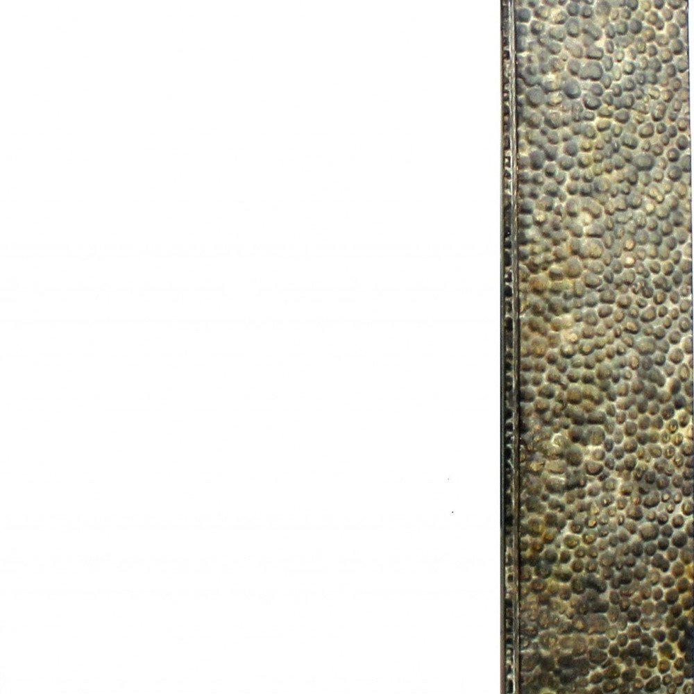 Bronze Rectangle Accent Metal Mirror  Warm Home View