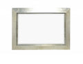 Silver Rectangle Accent Metal Mirror  Warm Home View