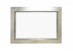 Silver Rectangle Accent Metal Mirror  Warm Home View