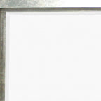 Silver Rectangle Accent Metal Mirror  Warm Home View