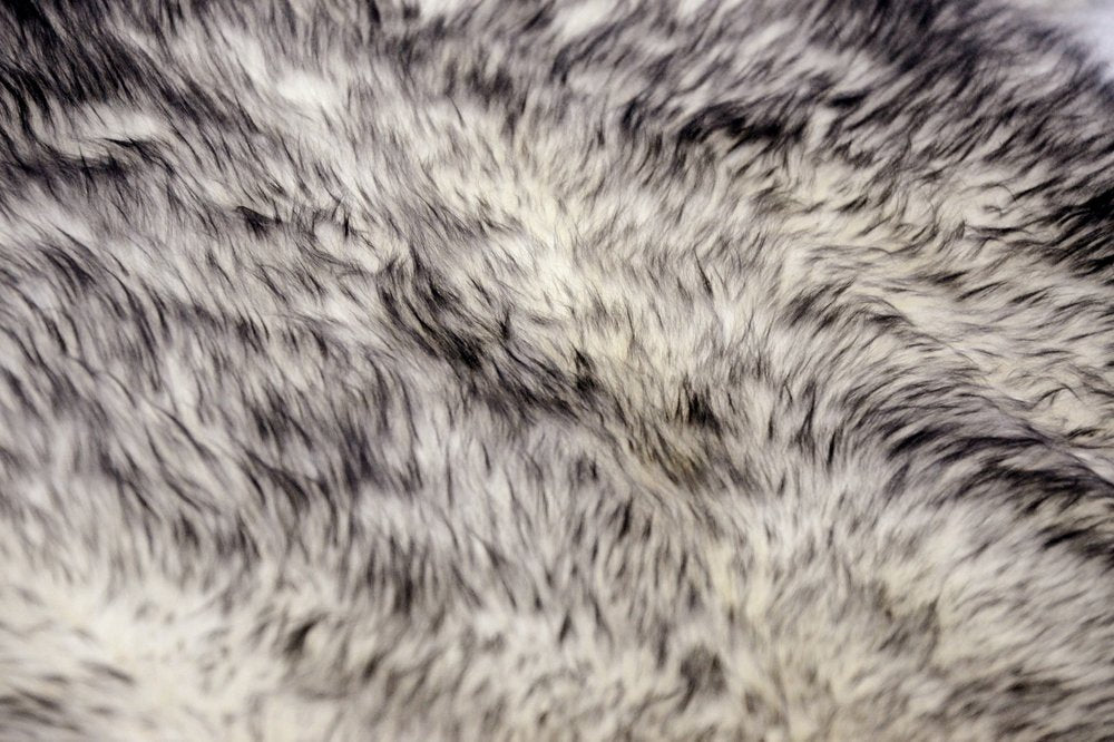 Gradient Grey Animal Print Area Rug  Warm Home View