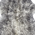 Gradient Grey Animal Print Area Rug  Warm Home View