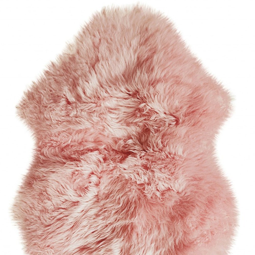 Pink Animal Print Area Rug  Warm Home View