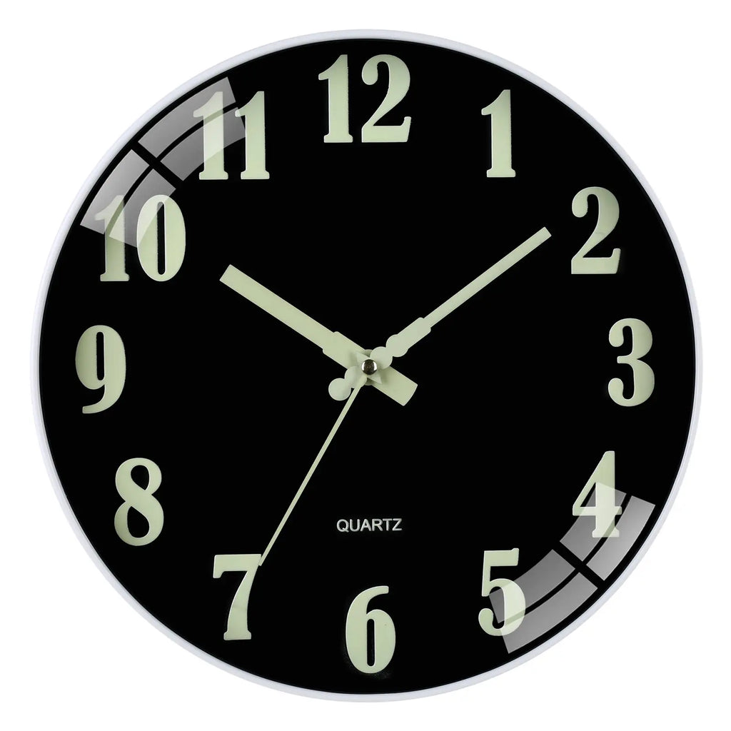 Authentic Hendas Luminous Wall Clock - Stylish Wooden Design  Warm Home View