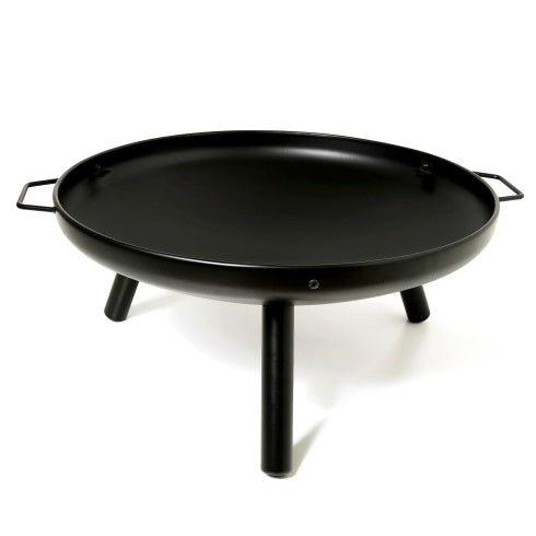 Wood Burning Outdoor Fire Pit - Steel, 2-Piece Set  Warm Home View