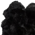 Black Animal Print Area Rug  Warm Home View