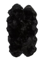 Black Animal Print Area Rug  Warm Home View