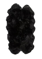 Black Animal Print Area Rug  Warm Home View