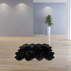 Gradient Gray Animal Print Area Rug  Warm Home View