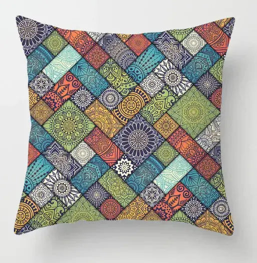 Soft Mandala Sofa Pillowcase  Warm Home View