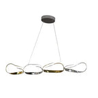 Prague Horizontal Chandelier // Gold & Chrome  Warm Home View