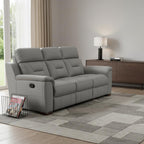 41" Grey Fascinating Leather Reclining Chair.  Warm Home View
