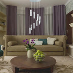 Sparkling Night Chandelier // 9 Light LED Spiral  Warm Home View