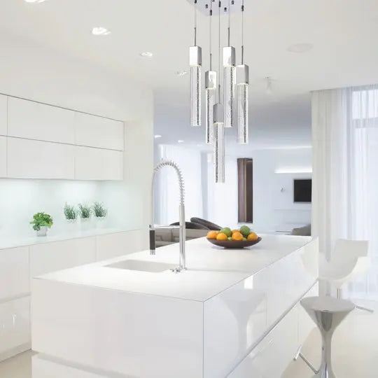 Sparkling Night Chandelier // XL 5 Light  Warm Home View