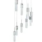 Sparkling Night Chandelier // 9 Light LED Spiral  Warm Home View