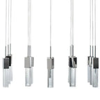 Short Crystal Sparkling Night Chandelier // 15 Light  Warm Home View