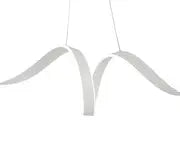 Copenhagen LED Chandelier // White  Warm Home View
