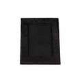 5" x 7" Black Cowhide Hanging & Tabletop Picture Frame with Mat  Warm Home View