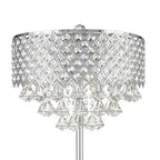 Grand Chrome Table Lamp // 6 Light  Warm Home View