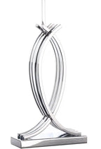 Unity in Chrome Table Lamp // 1 Light // USB Charger  Warm Home View