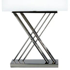 Chrome X Table Lamp // 1 Light  Warm Home View
