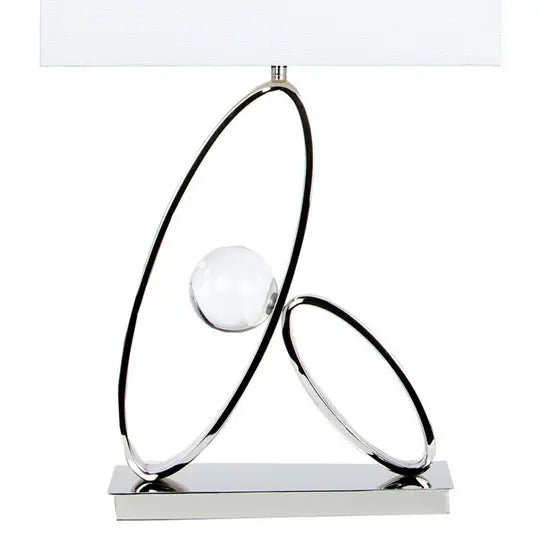 Ovals in Crystal Table Lamp // 1 Light  Warm Home View