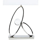 Ovals in Crystal Table Lamp // 1 Light  Warm Home View