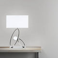 Ovals in Crystal Table Lamp // 1 Light  Warm Home View