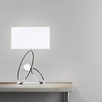 Ovals in Crystal Table Lamp // 1 Light  Warm Home View