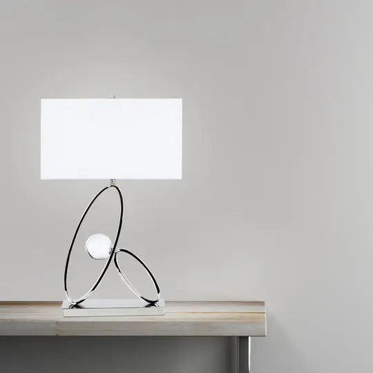 Ovals in Crystal Table Lamp // 1 Light  Warm Home View