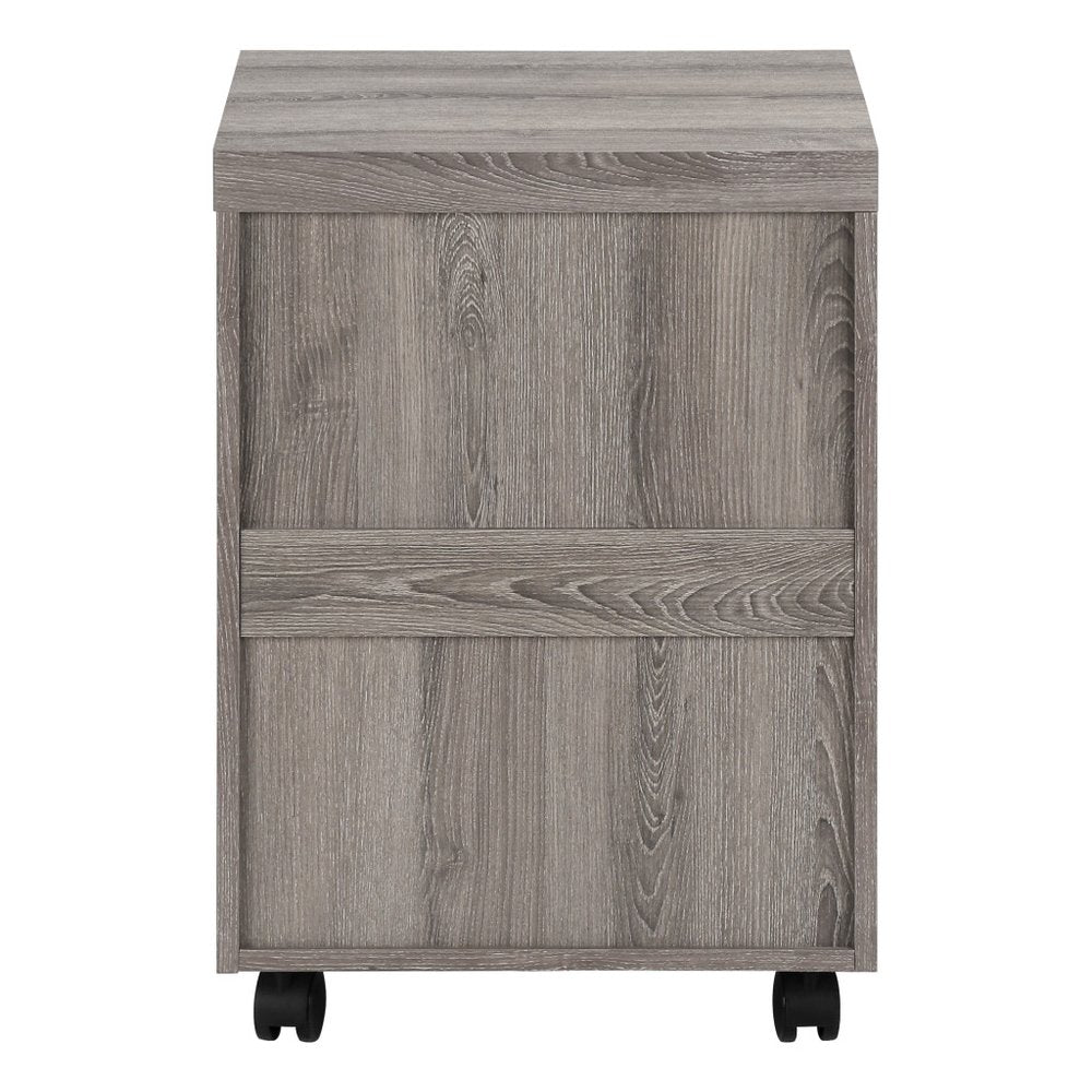 25" Gray Particle Board Filing Cabinet With Drawers  Warm Home View
