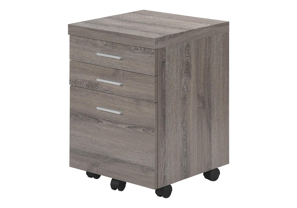 25" Gray Particle Board Filing Cabinet With Drawers  Warm Home View
