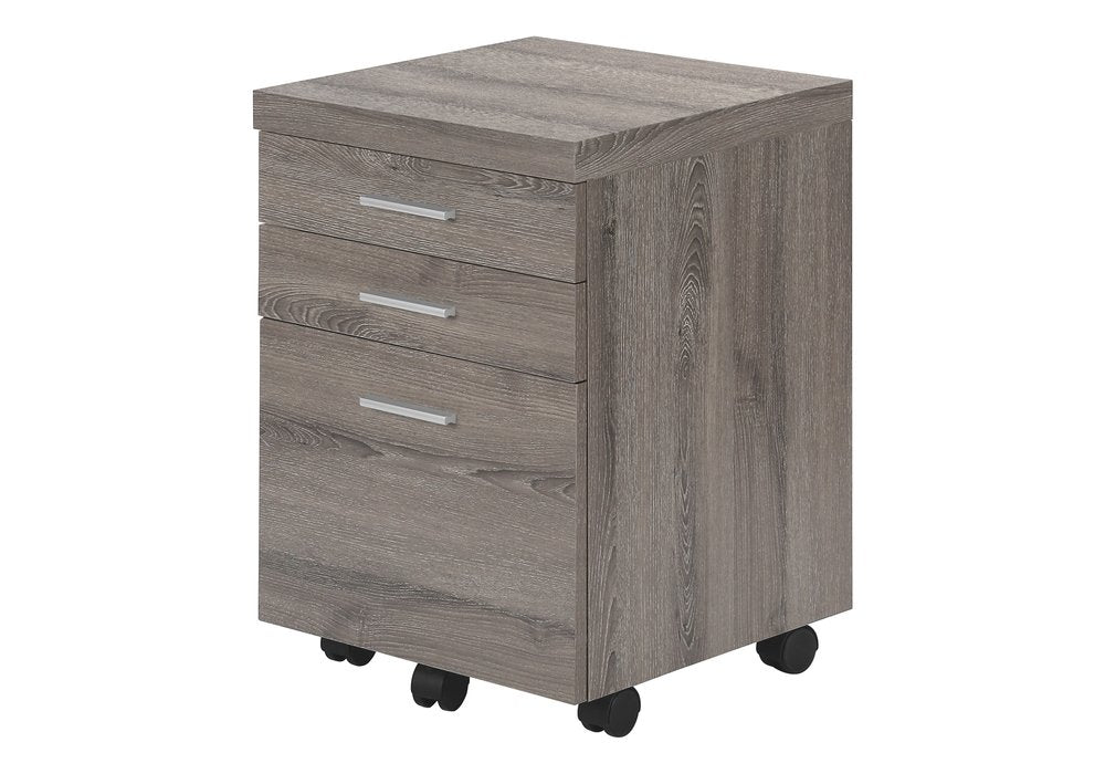 White and Gray 3 Drawer Filing Cabinet - Particle Board, 1-Piece  Warm Home View