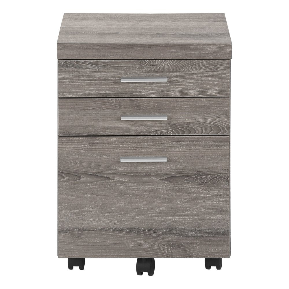 White and Gray 3 Drawer Filing Cabinet - Particle Board, 1-Piece  Warm Home View