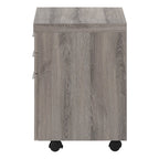 White and Gray 3 Drawer Filing Cabinet - Particle Board, 1-Piece  Warm Home View