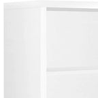 White Wood Adjustable Four Tier Bookcase - 1 Piece  Warm Home View