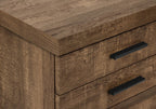 25" Brown Particle Board and Wood Filing Cabinet With Drawers  Warm Home View