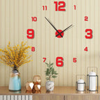 Modern Creative Quartz Wall Clock for Living Room  Warm Home View