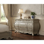 73" Off White Solid Wood Nine Drawer Double Dresser  Warm Home View