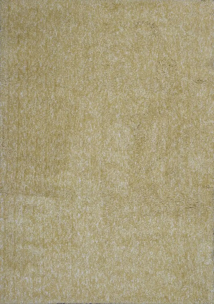 9' X 13' Yellow Shag Hand Woven Area Rug  Warm Home View