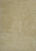 9' X 13' Yellow Shag Hand Woven Area Rug  Warm Home View