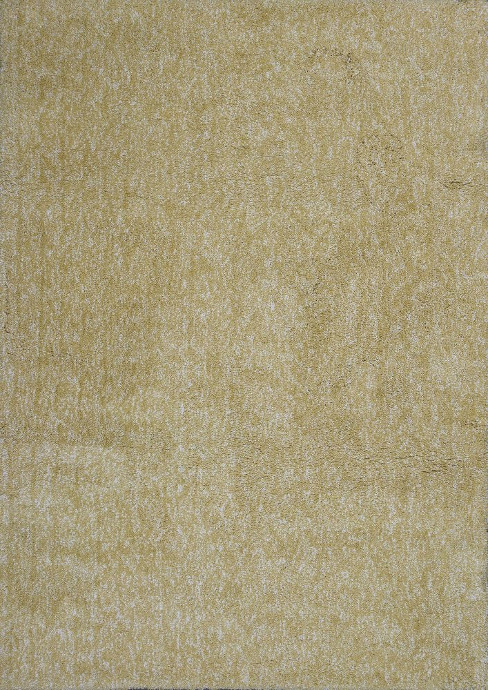 9' X 13' Yellow Shag Hand Woven Area Rug  Warm Home View
