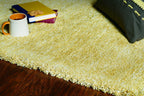 9' X 13' Yellow Shag Hand Woven Area Rug  Warm Home View